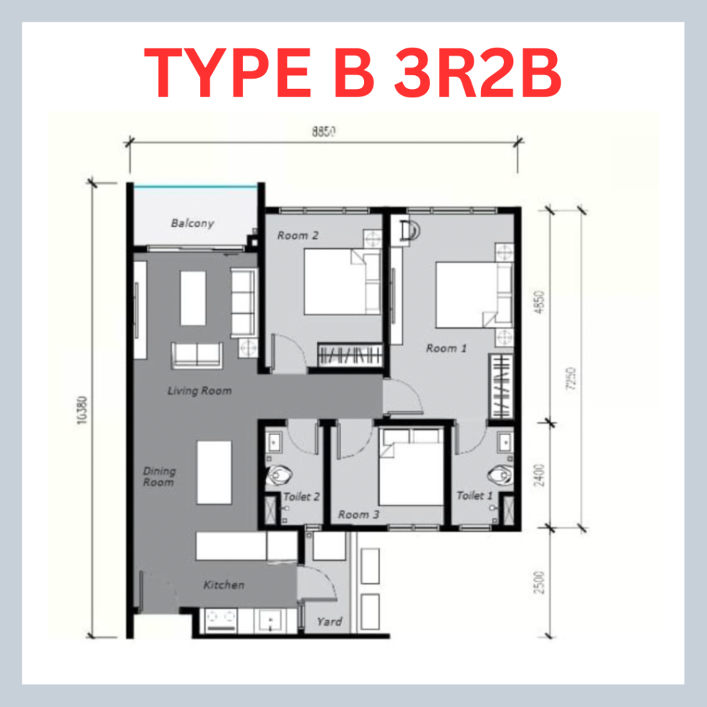 Ambience Residence Layout