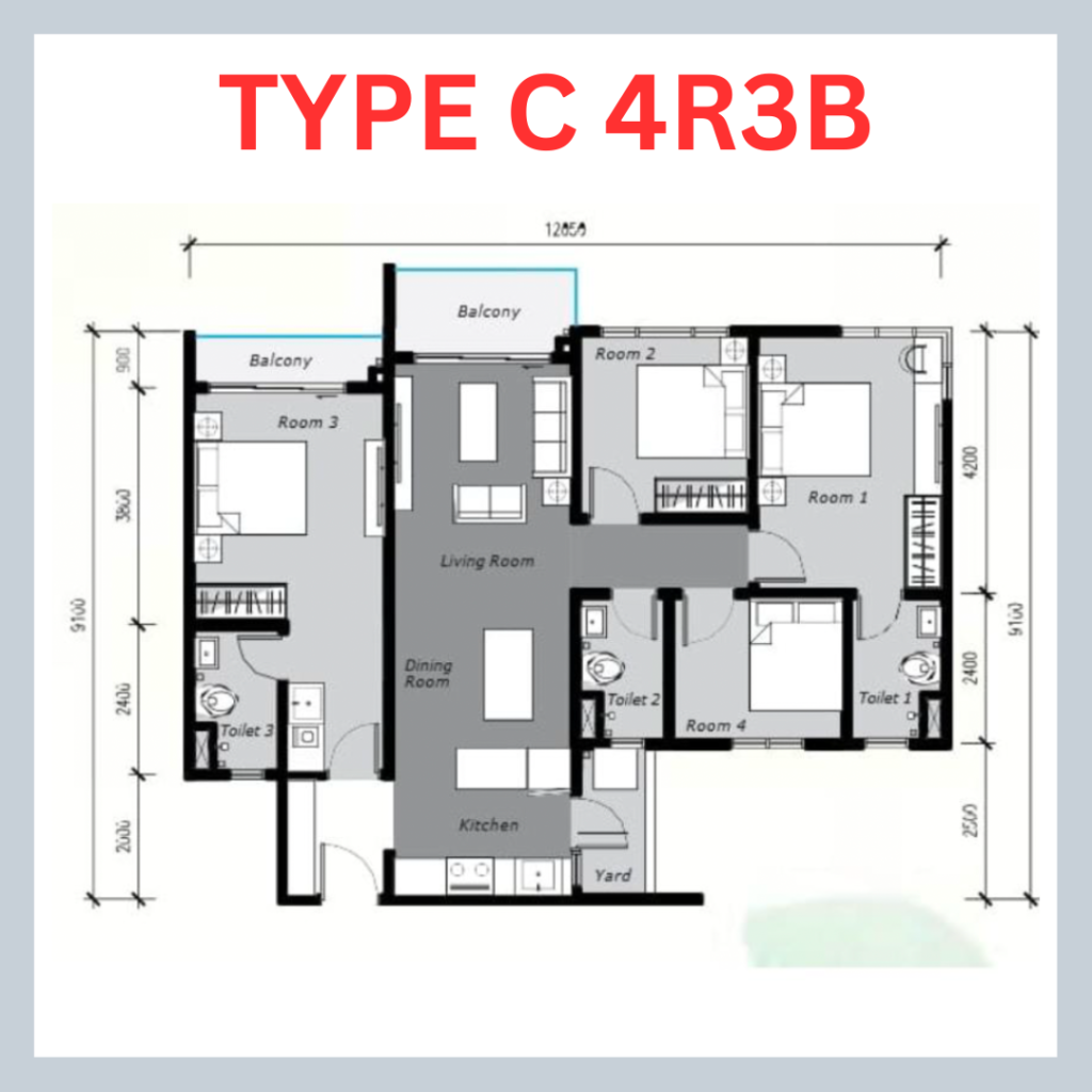 Ambience Residence Layout