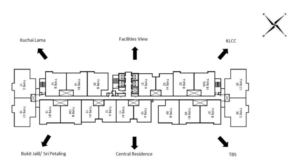 Ambience Residence Floor Plan